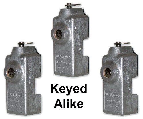 Blaylock DL-80 Cargo Trailer Door Lock - 3-Pack Keyed Alike Heavy Duty Locks for Secure Storage | Perfect for Trailers, Sheds & RV Doors
