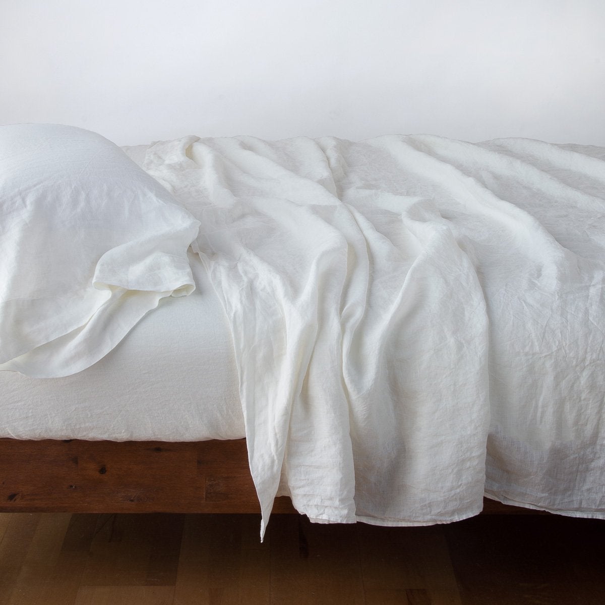 Premium 100% Organic Linen Flat Sheet - Queen Size, Breathable & Soft Bedding for Comfortable Sleep - Perfect for Home, Hotel, and Airbnb Use