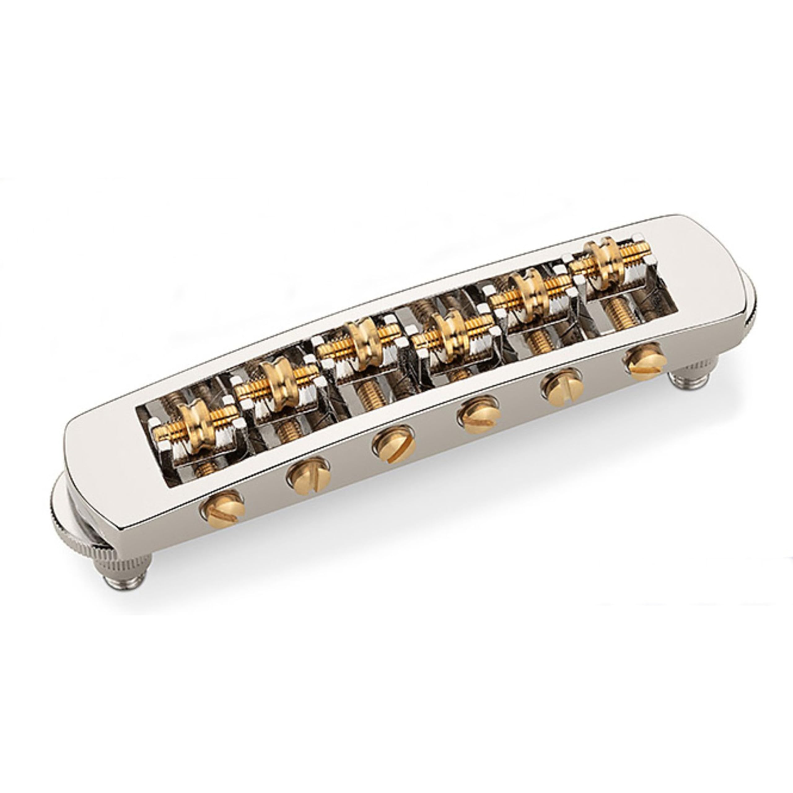 Schaller Electric Guitar Bridge (12080100) - Premium Replacement Part for Enhanced Playability & Tone - Perfect for Rock, Blues & Metal Performances
