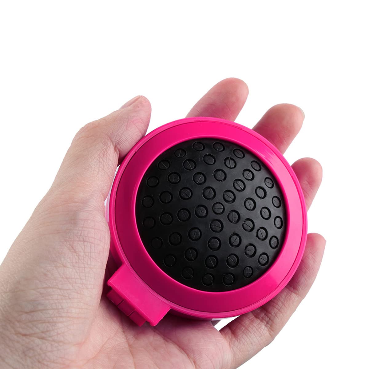 Portable Round Pocket Comb & Mirror - Mini Folding Travel Hair Brush with Cosmetic Mirror for Women & Men - Perfect for Travel, Purse, Gym & Everyday Carry (Small Size)