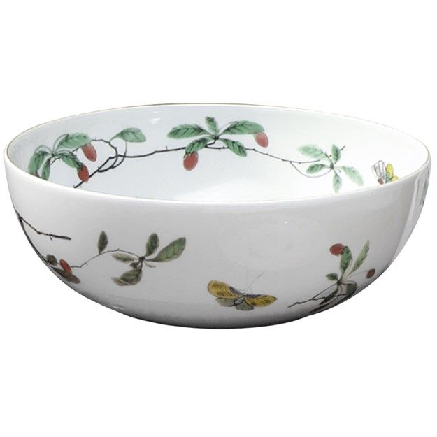 Antique Chinese Famille Verte Porcelain Large Bowl - Hand-Painted Floral Design for Home Decor & Collectibles | Perfect for Dining, Centerpiece, or Display
