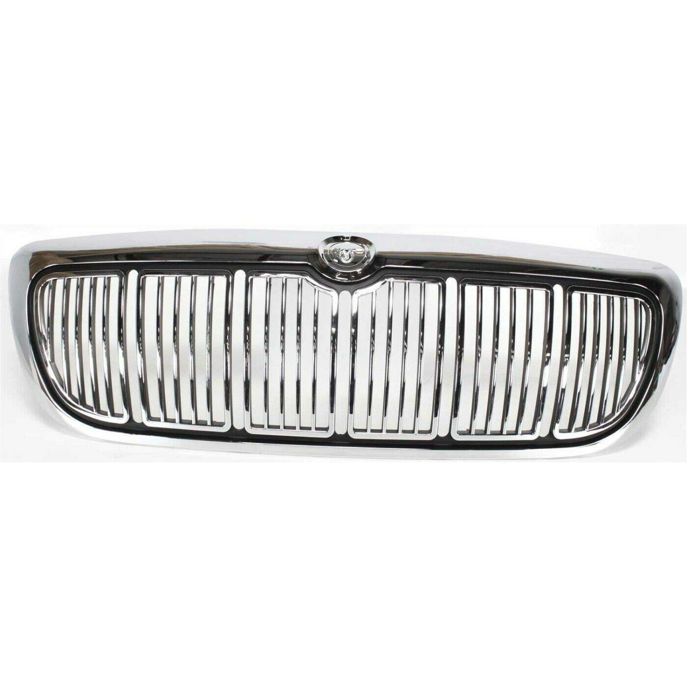 SUNAROUD Chrome & Black Chrome Front Grille for Ford F-150 FO1200353 FO1200353, 9601668, F8MZ8200AA | Replacement Auto Part for Truck & SUV Customization