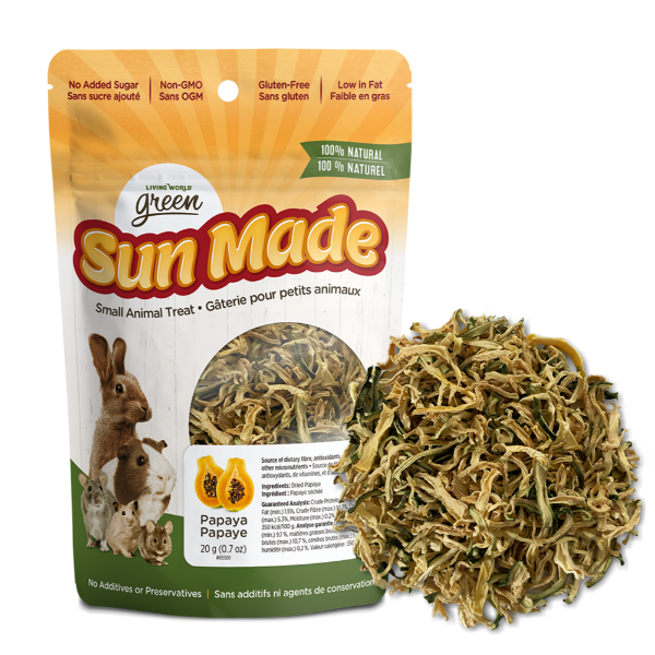 Premium Dried Papaya Treats for Dogs - Natural, Healthy & Delicious Snack - Perfect for Training, Rewards & On-the-Go Nutrition