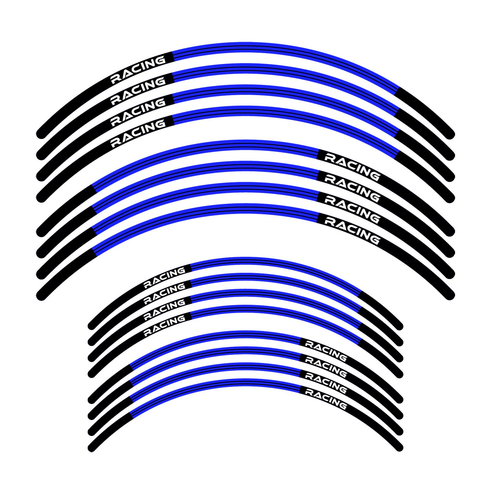 KETABAO Dirt Bike Rim Tape L01 - Decorative Stickers & Rim Protector for 21
