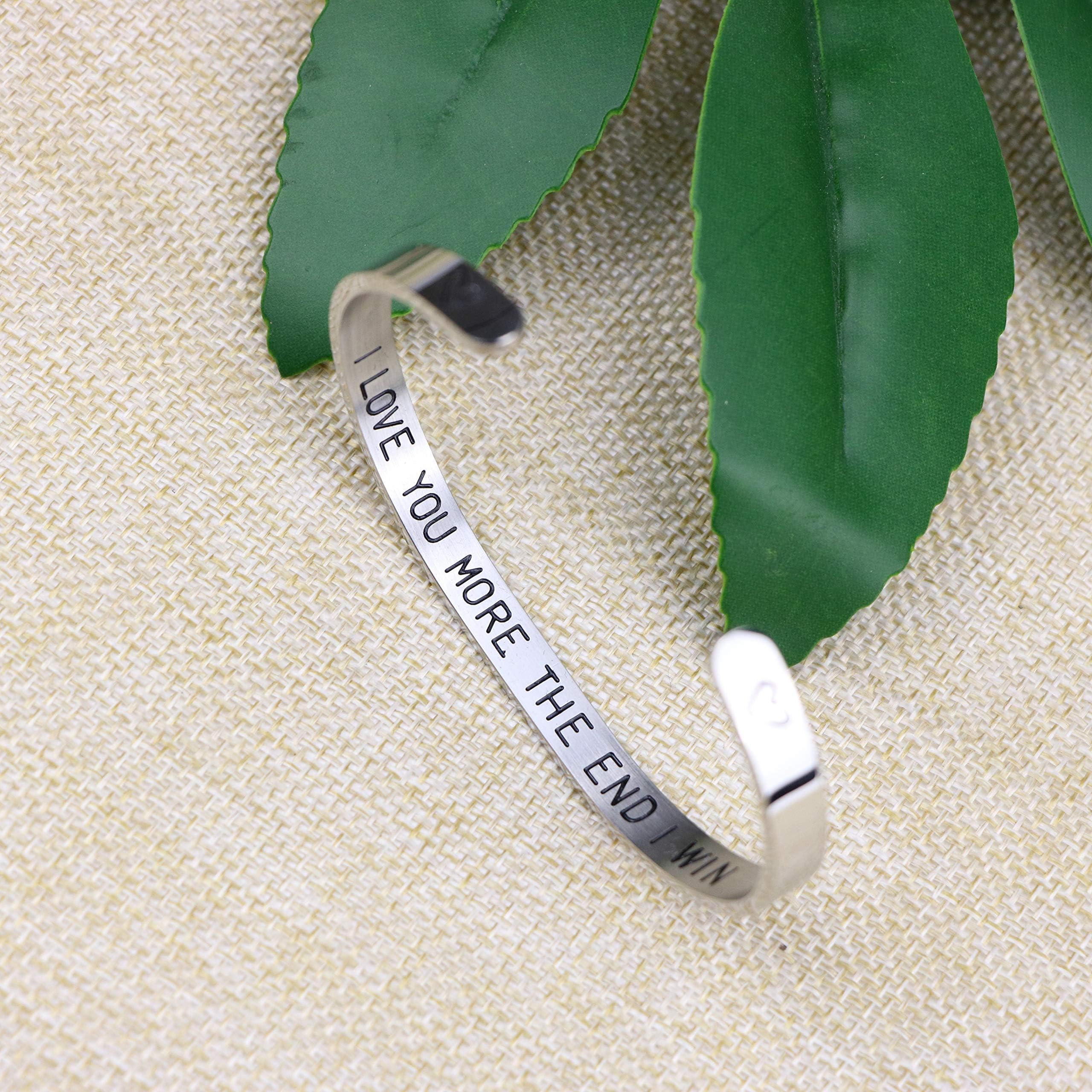 JoycuFF Inspirational Bracelets for Women - Funny Sister Jewelry Gifts, Mantra Cuff Bangle for Best Friends & Sisters - Perfect for Birthdays, Anniversaries & Everyday Encouragement