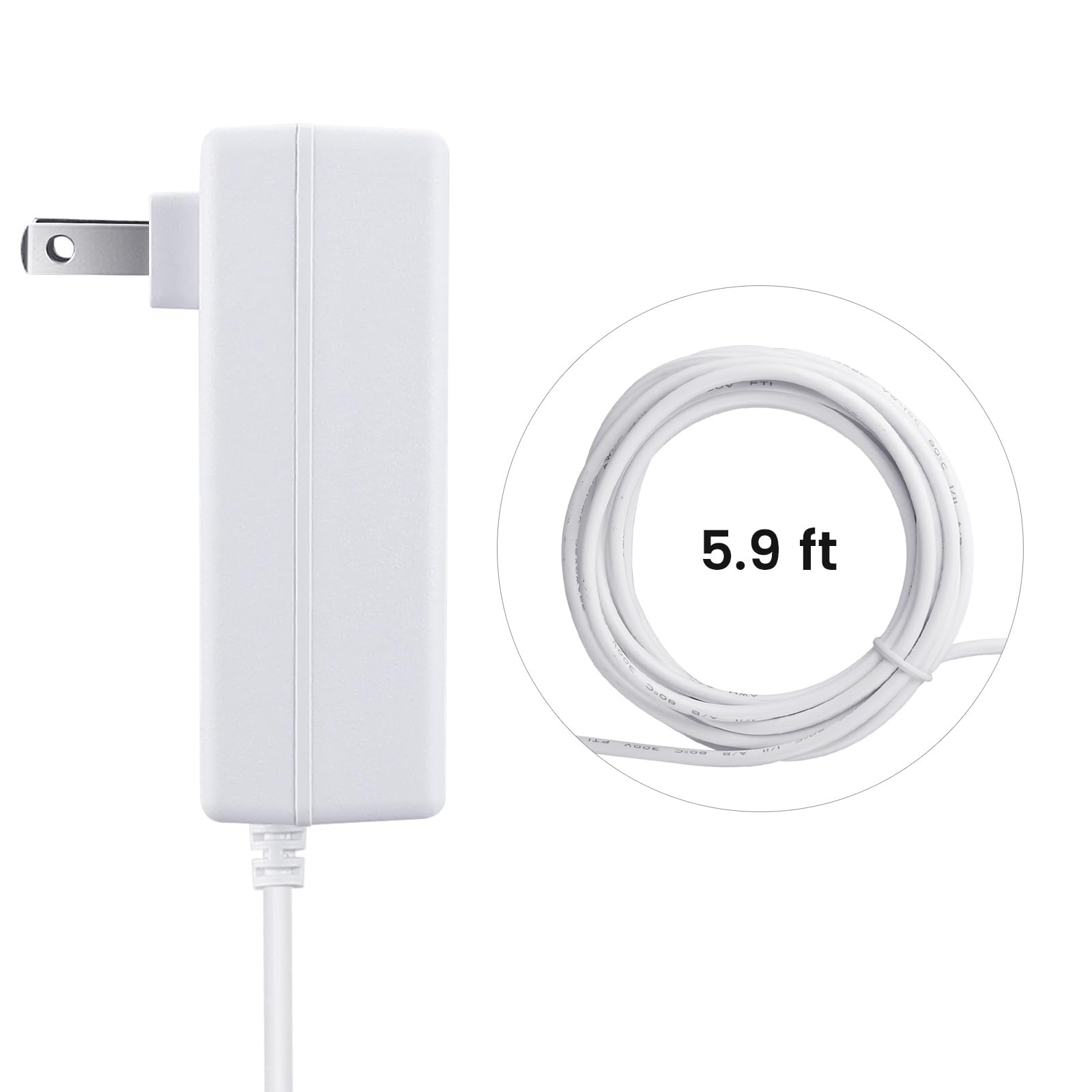6V Battery Charger for Kids Ride-On Car Toys - Compatible with Best Choice Products SUV, Power Supply with LED Indicator Light, White - Perfect for Children's Electric Vehicles and Outdoor Play