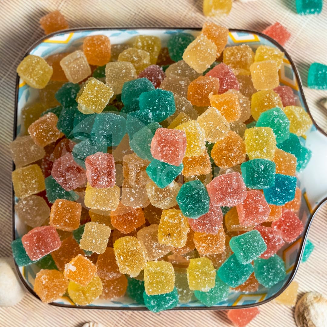 Shadani Assorted Fruit Jelly Soft Candy Box 200g (7.05oz) - Indian Special Sweet Mix - Perfect for Parties, Gifts & Dessert Snacking