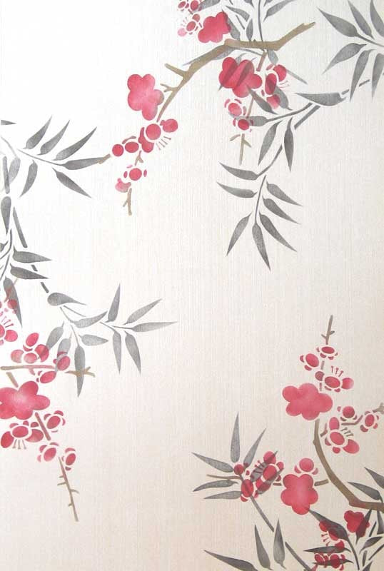Cherry Blossom Stencil for Painting - Reusable DIY Floral Wall Art Template - Perfect for Home Decor, Scrapbooking & Craft Projects