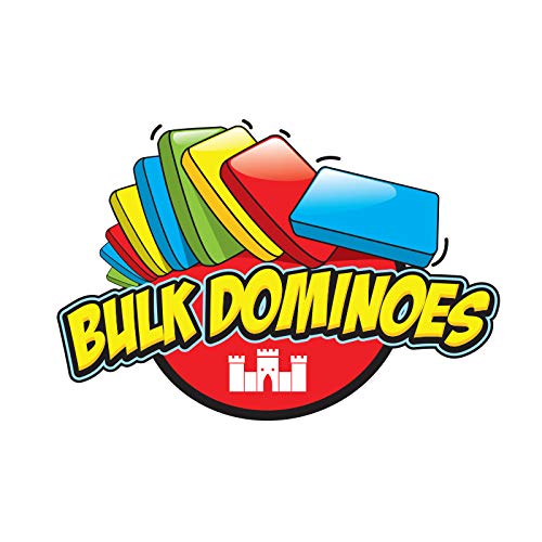 Bulk Dominoes Accessory Kit - 300 Piece STEM Learning Toys for Kids, Family Board Games Set with Building Blocks for Creative Play | Perfect for Classroom Activities, Birthday Gifts & Chain Reaction Experiments