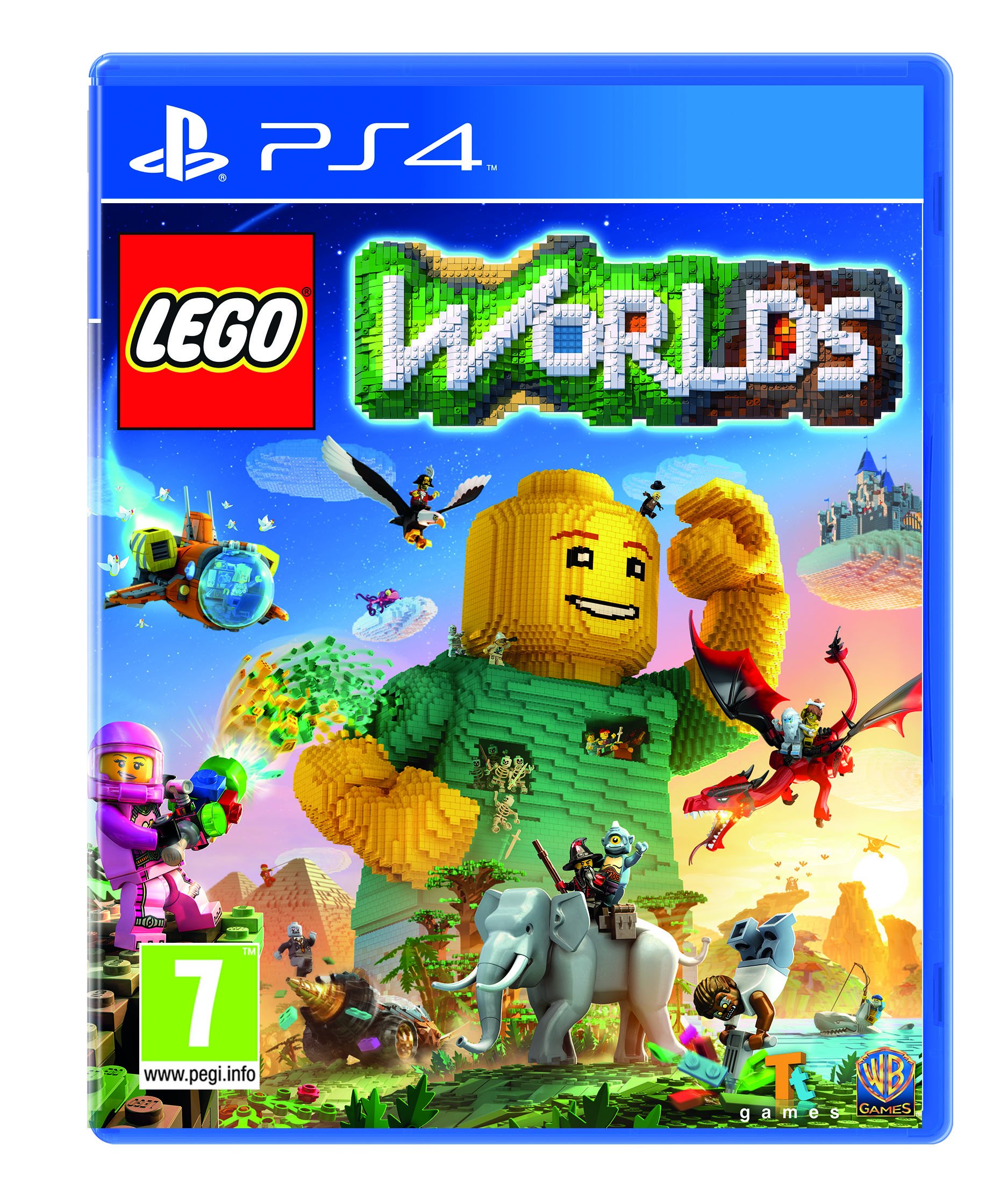 LEGO Worlds - PlayStation 4 Game | Open-World Sandbox Adventure | Build, Explore & Create Your Own LEGO Universe | Perfect for Family Game Night & Creative Play