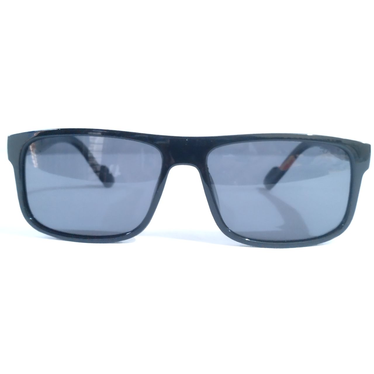 Fashionable Black Rectangle Polarized Sunglasses for Men & Women - UV Protection, Lightweight & Comfortable for Driving, Beach & Outdoor Activities
