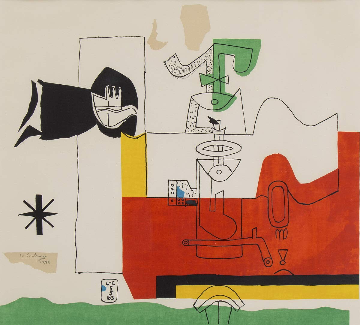 Le Corbusier Giclee Art Print - Famous Painting Reproduction on Premium Paper - Fine Art Poster for Wall Decor - Perfect for Living Room, Office & Gallery Display