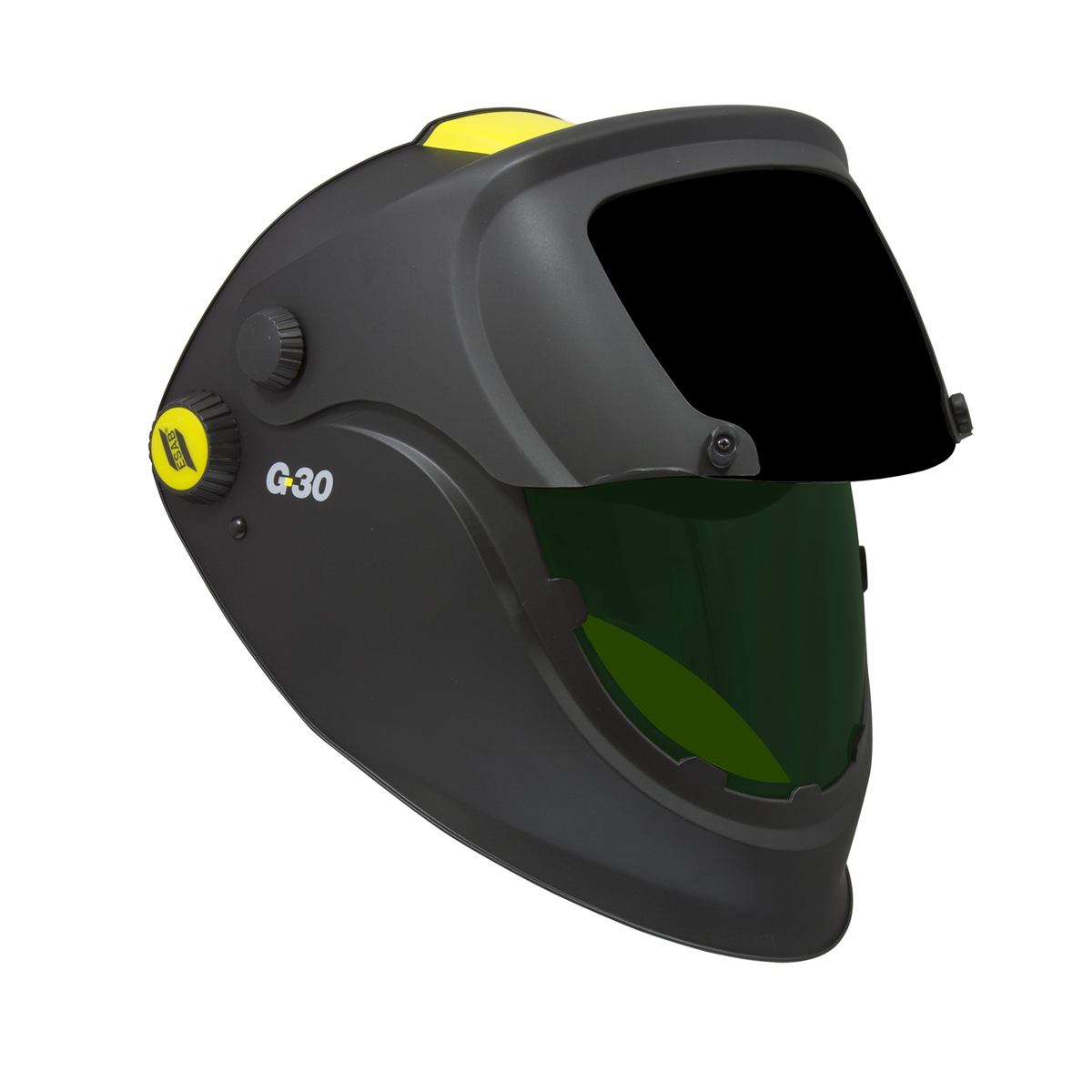 ESAB G30 Flip Front Welding Helmet - Auto Darkening Solar Powered Welder Mask for MIG TIG Arc Welding - Safety Gear for Construction & Metal Fabrication (Use in DIY Projects, Automotive Repair, Industrial Work)