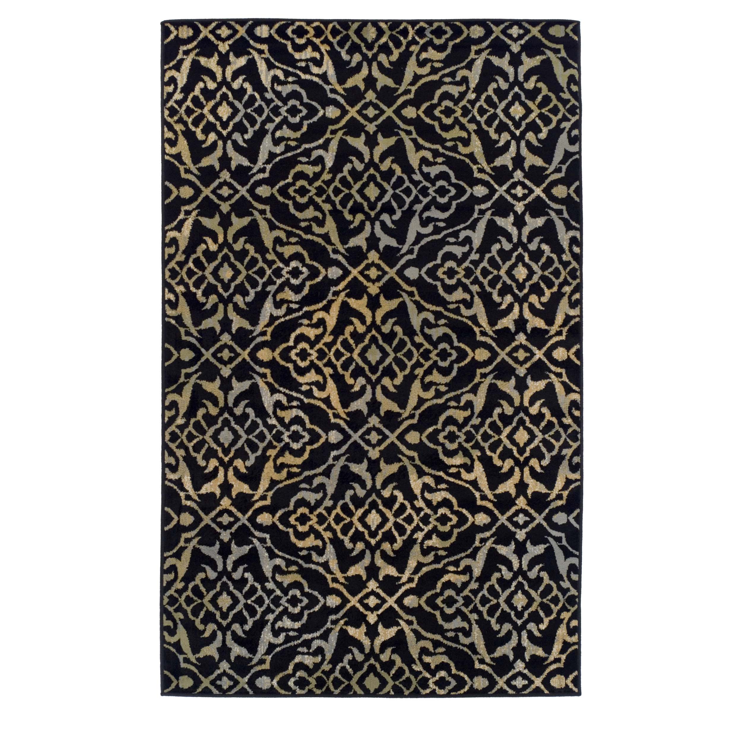 Premium Corbin Damask Traditional Indoor Area Rug - Soft & Durable Non-Slip Living Room Carpet for Home Decor | Perfect for Bedroom, Dining Room & Office