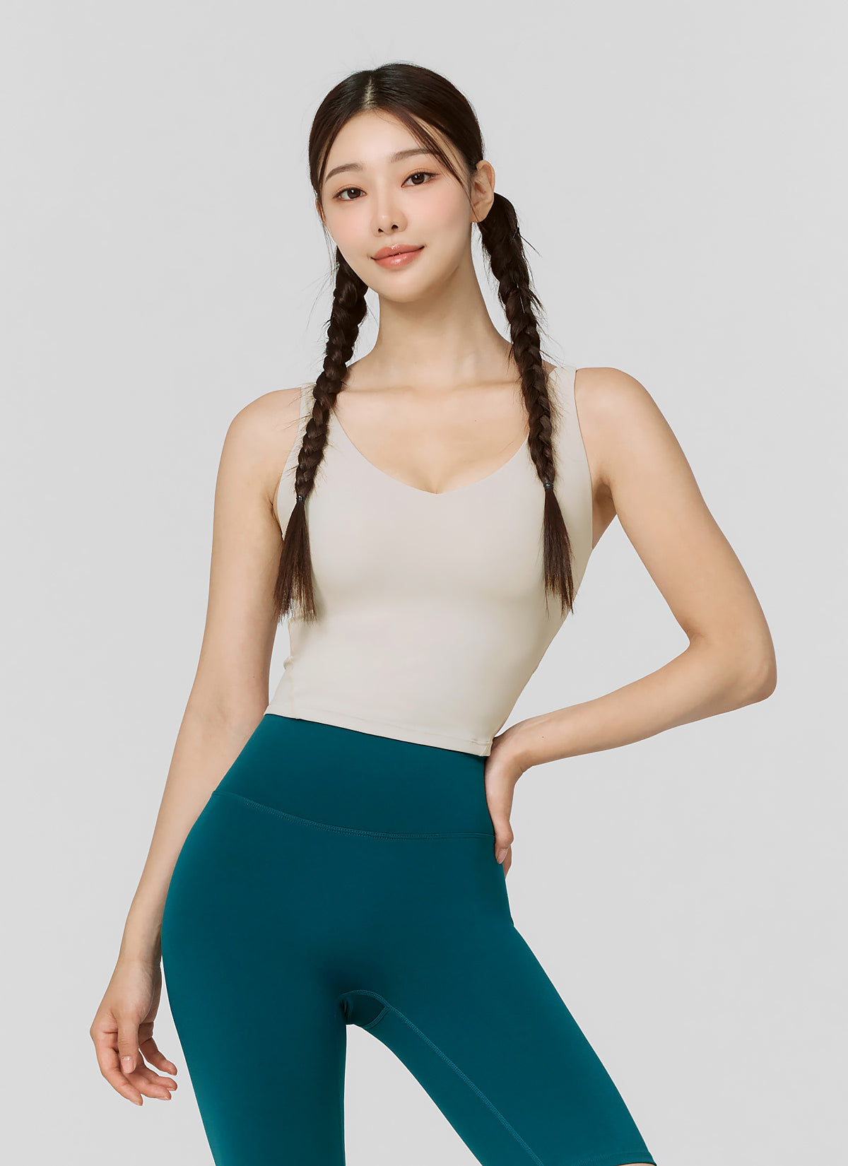 Black Label Signature V-Neck Crop Top for Women - Sexy Casual & Party Wear - Perfect for Dates, Clubbing, and Summer Outfits