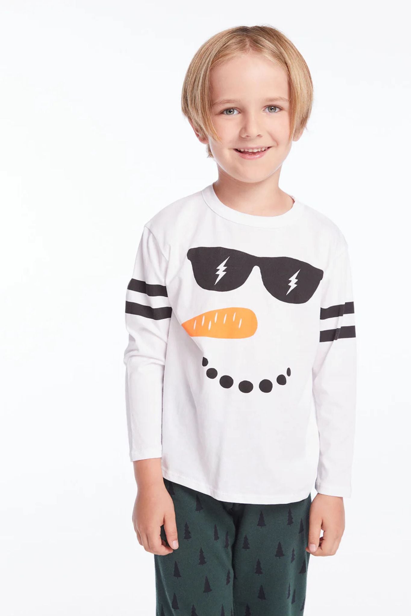 Adorable Snowman Shirt for Toddler Boys - Winter Holiday Christmas Outfit for Kids - Perfect for Family Photos & Seasonal Celebrations