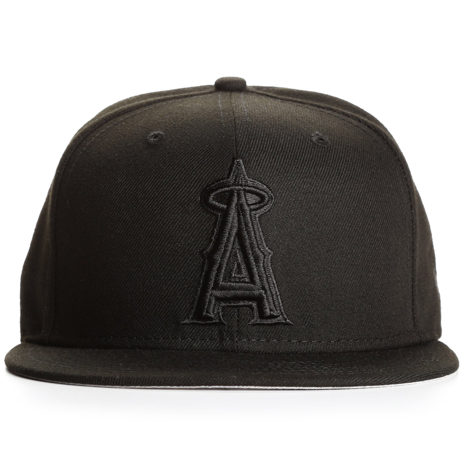 New Era 9Fifty Los Angeles Angels Basic Snapback Hat - Blackout Color for Baseball Fans & Streetwear Style | Perfect for Games, Concerts & Everyday Wear