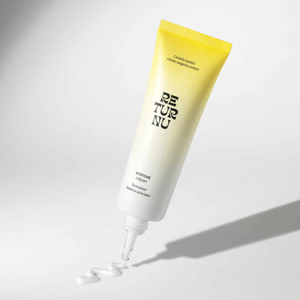 RETURNU Vitatone Cream 50ml - Anti-Aging Face Moisturizer for Wrinkles & Fine Lines | Hydrating & Firming Skincare for Day & Night Use