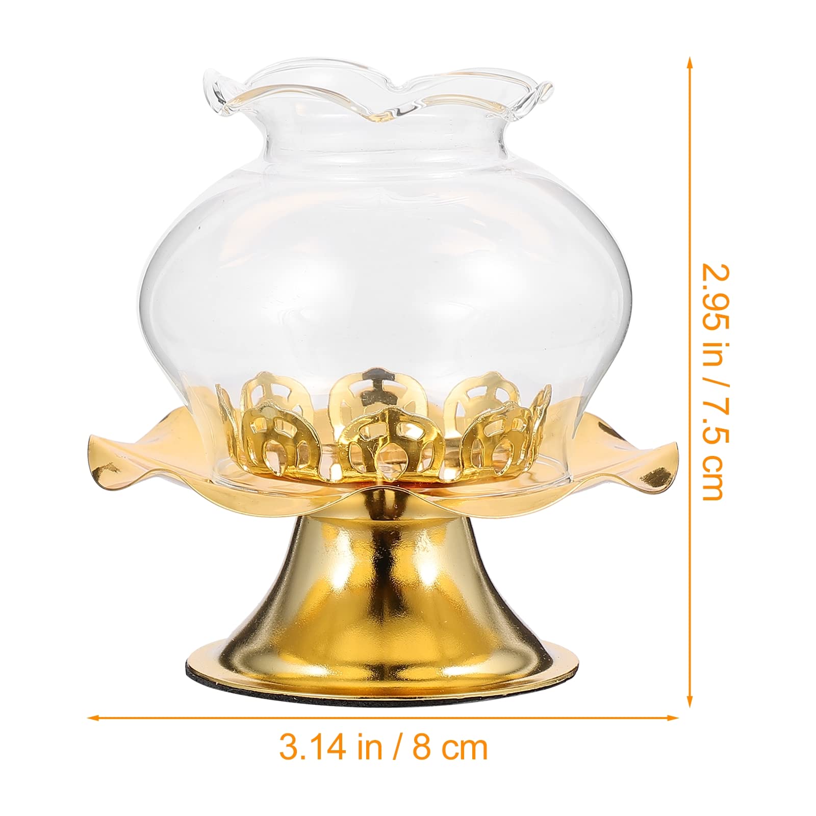 LIOOBO 1pc Decorative Candlestick Holder - Elegant Candle Base for Storage & Display - Perfect for Home Decor, Wedding Centerpieces & Romantic Dinner Lighting