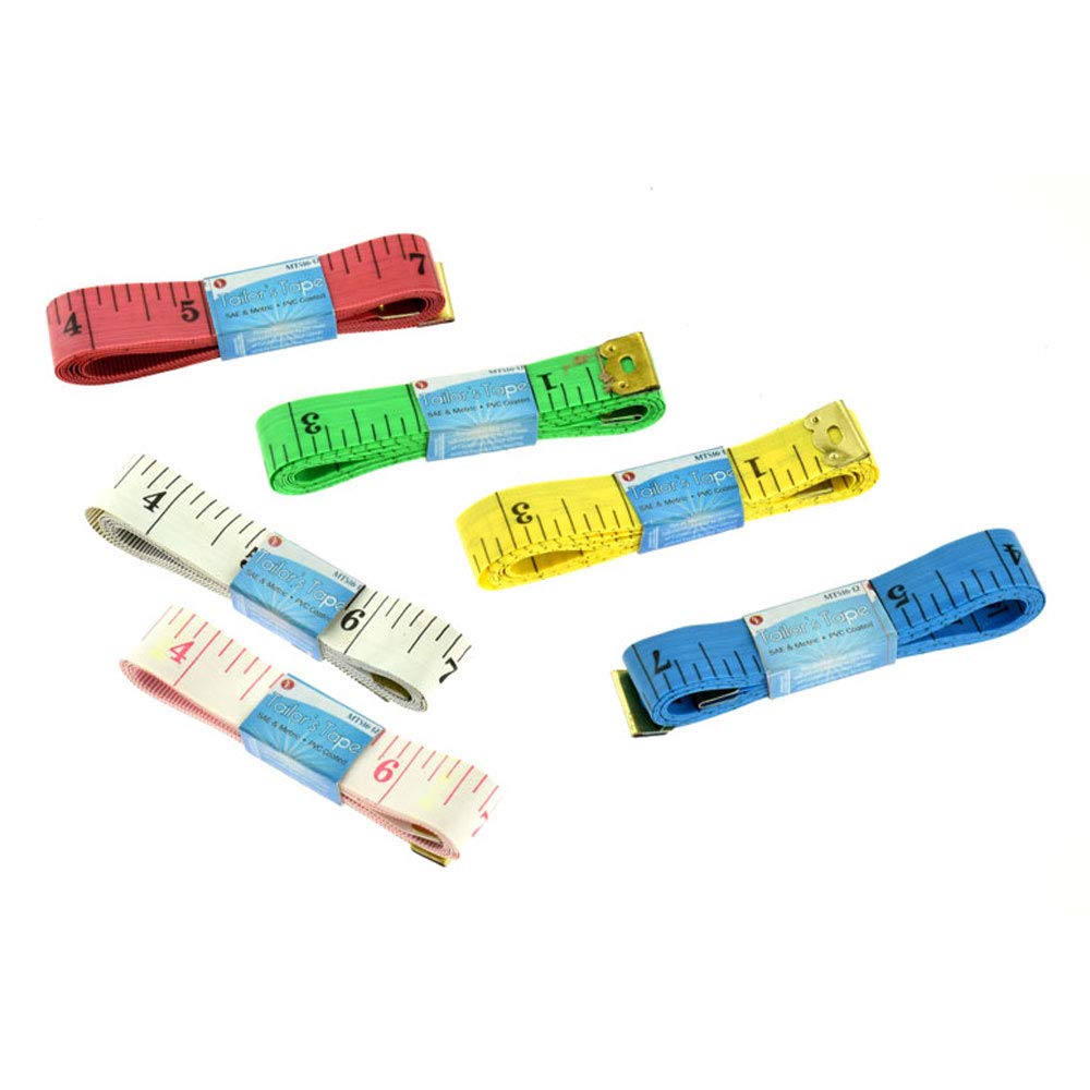 3 Pack Soft Sewing Tape Measure - 60 Inch (150 cm) Body Measuring Ruler for Tailoring, Clothes & Fabric - Perfect for DIY Sewing, Dressmaking & Craft Projects