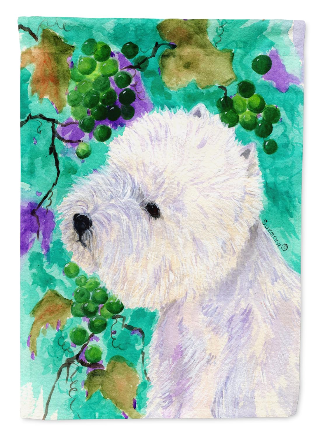 Westie Garden Flag - Decorative Outdoor Yard Banner for Mailbox, Patio, Flower Beds | Multicolor Weather-Resistant Artwork | Perfect for Seasonal Decor, Home & Garden Displays