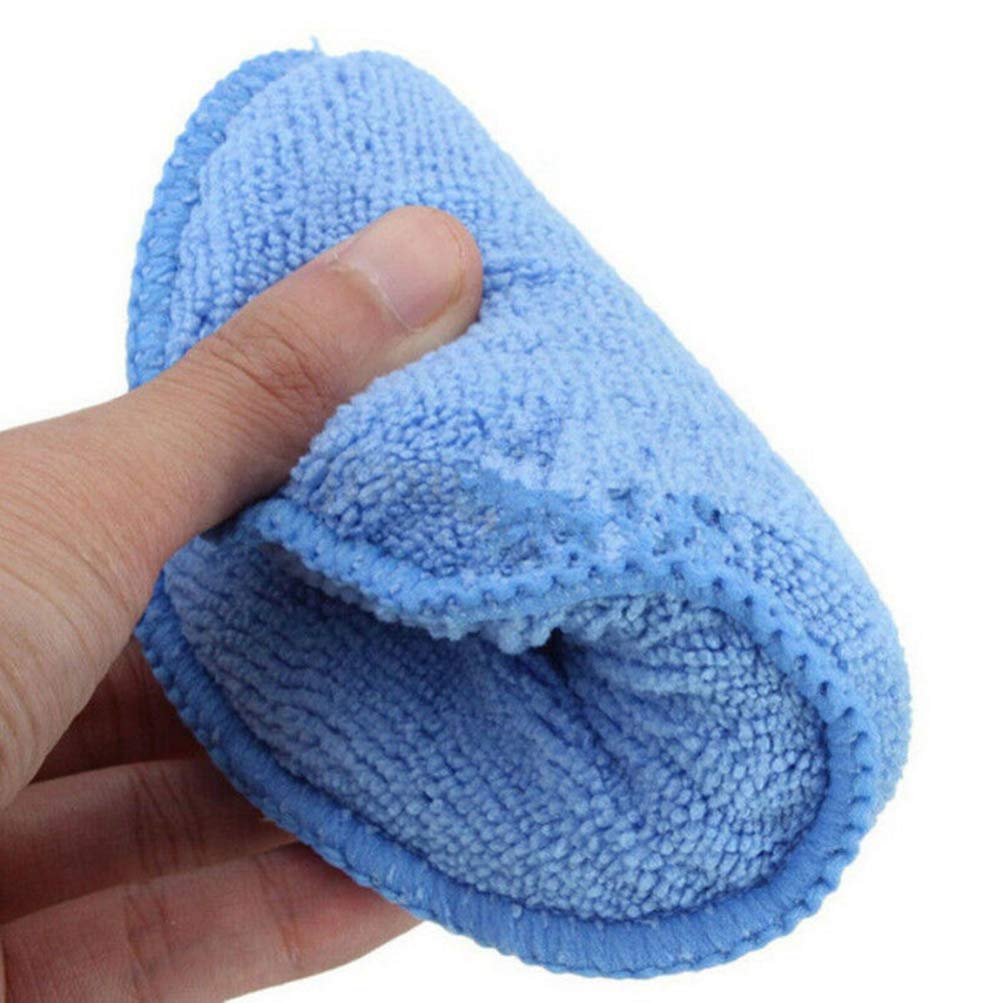 6-Pack Premium Car Waxing Sponges - 5 Clean Wax Applicator Pads, Soft Foam Sponge for Car Detailing, Polishing & Waxing - Ideal for Auto Care, Cosmetic Use & LED Headlight Cleaning