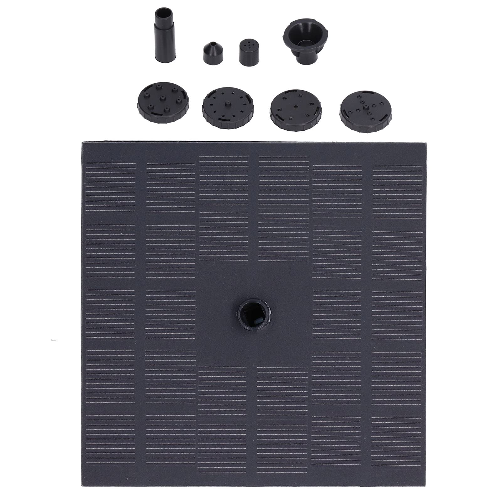 Upgraded 1.4W Solar Fountain Pump for Bird Baths with 8 Nozzles - Submersible Outdoor Water Pump for Ponds, Pools, Gardens & Fish Tanks - Floating Solar Powered Water Feature for Backyard Decor & Wildlife Attraction
