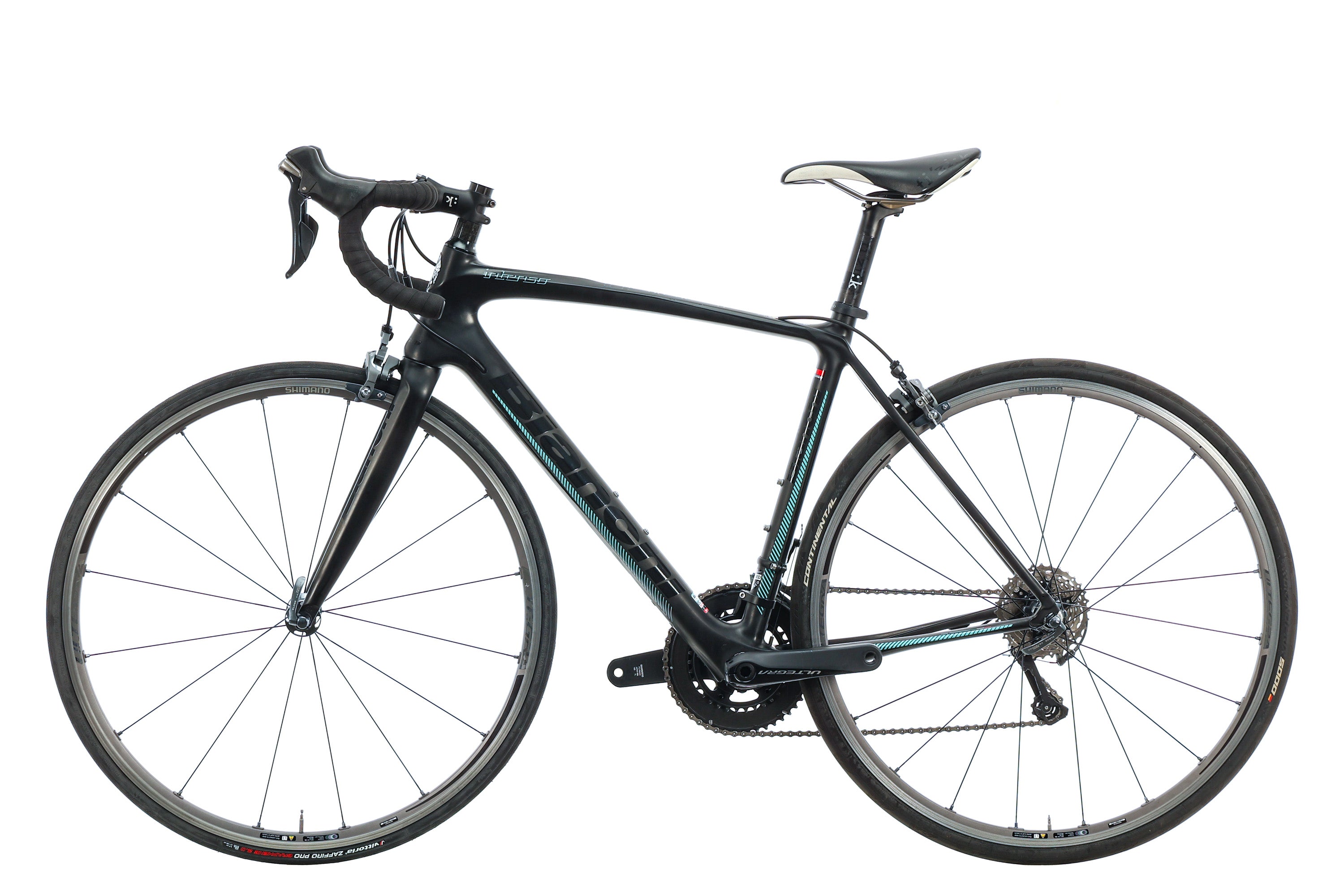 Bianchi Intenso Ultegra Road Bike 2017 - 53cm Carbon Frame, Shimano Ultegra Groupset | Perfect for Road Racing, Endurance Cycling & Commuting