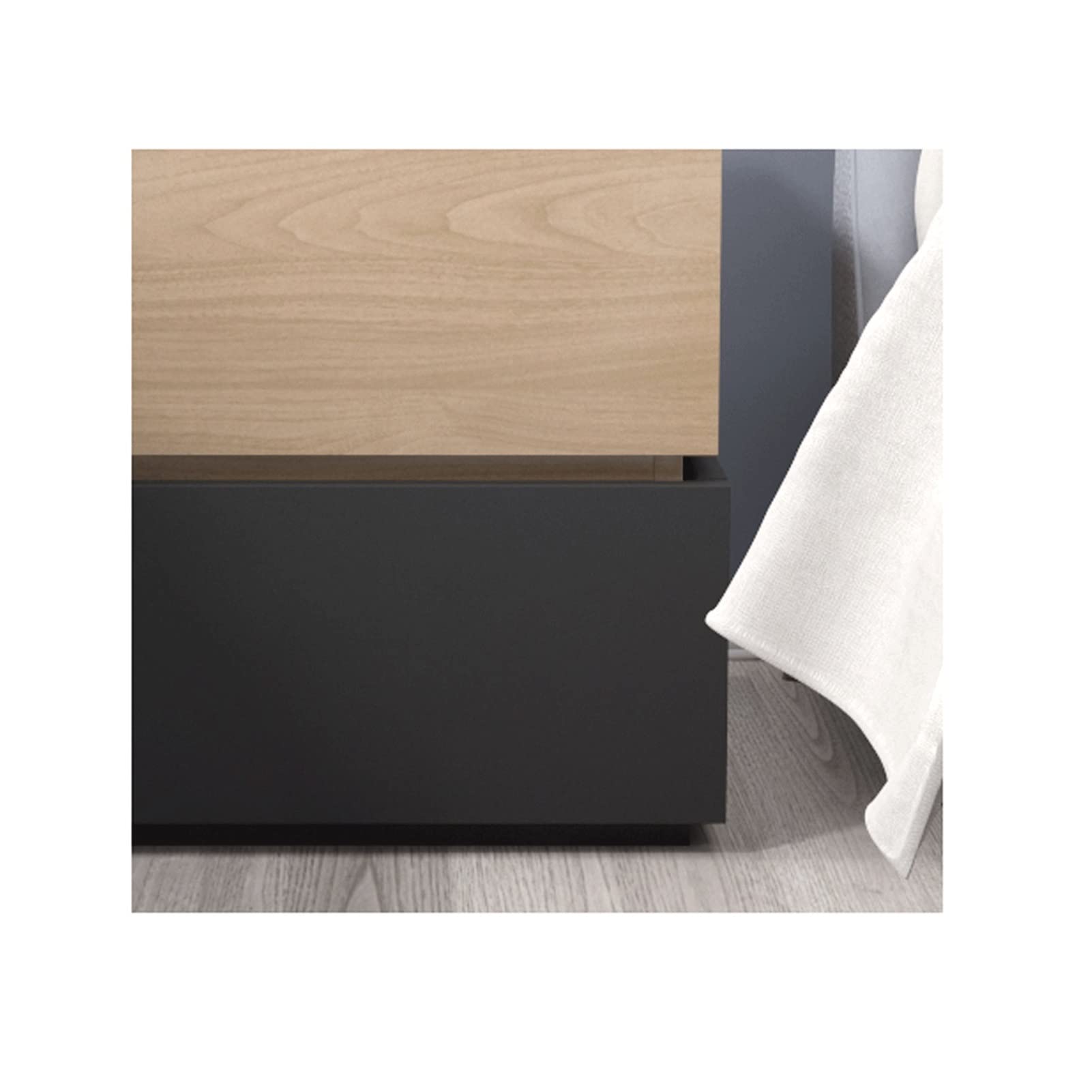 ZALORD Nightstand Set - Modern Wooden Bedside Table with Storage, Corner Cabinet for Bedroom, Living Room & TV Stand (Combo 9) - Perfect for Small Spaces & Apartment Decor