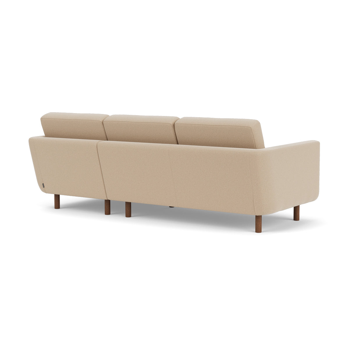Conrad Fabric Right Chaise Sofa - Modern Sectional Couch for Living Room, Lounge & Home Theater - Comfortable Upholstered Furniture with Chaise Lounge