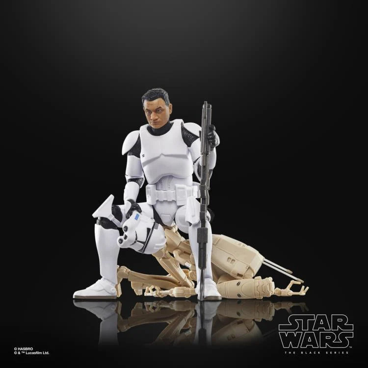 Star Wars The Black Series Phase II Clone Trooper & Battle Droid 2-Pack Action Figures - Perfect for Collectors & The Clone Wars Display Scenes