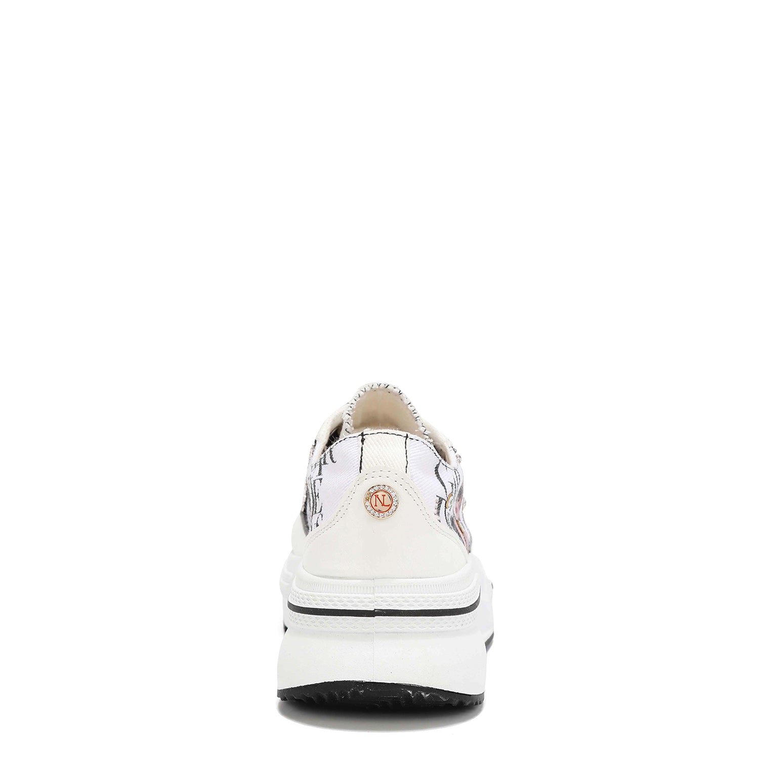 Sparkling Rhinestone Platform Sneakers for Women - Fashion High Top Shoes for Parties, Weddings & Night Out