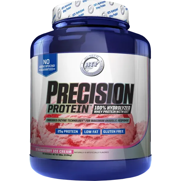 Hi Tech Pharmaceuticals Precision Protein Powder - Premium Whey Protein Isolate for Muscle Growth & Recovery - Ideal for Post-Workout, Weight Training & Fitness Enthusiasts