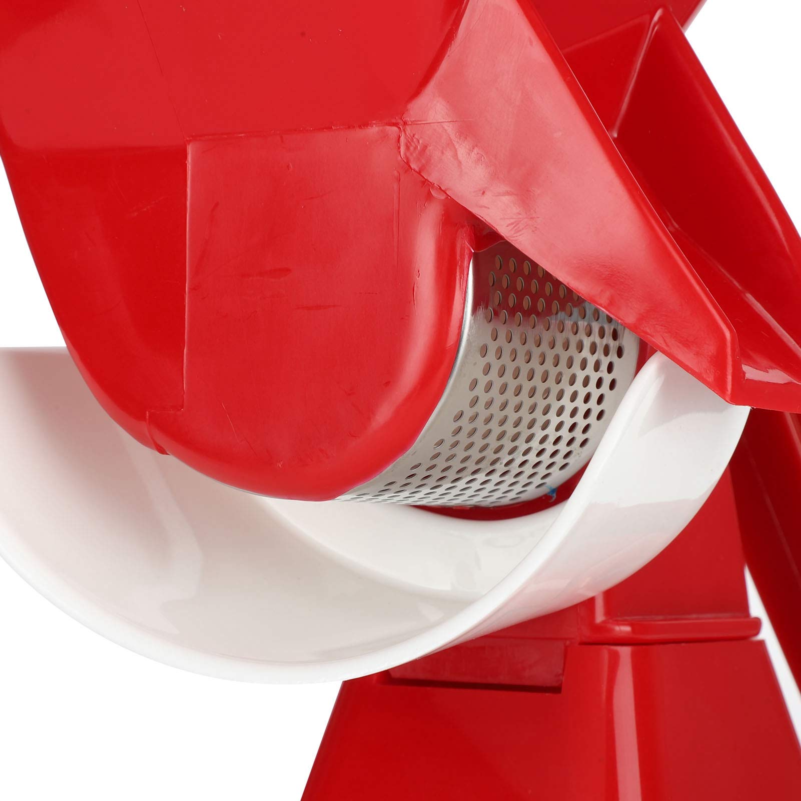 Stainless Steel Manual Tomato Press & Food Strainer - Hand Crank Tomato Sauce Maker for Pasta, Pizza & Canning (PP & Metal Construction) - Perfect for Homemade Sauces, Jams & Purees