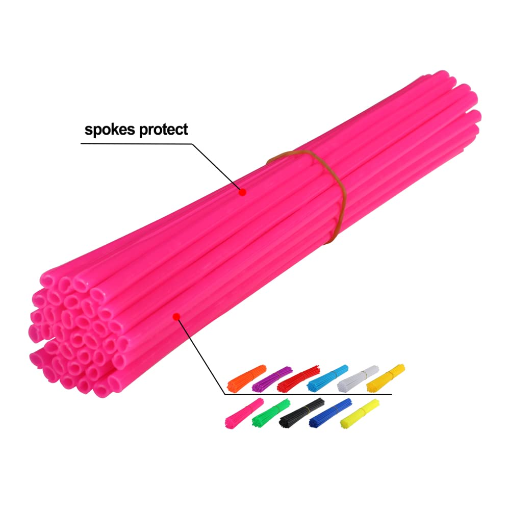 JFG RACING Universal 72Pcs Bike Spoke Covers for 8