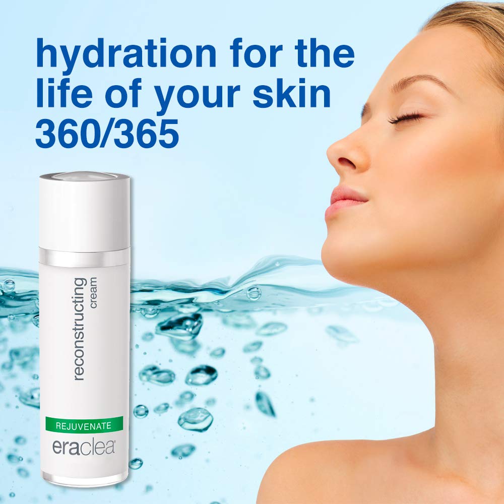 Eraclea Reconstructing Anti-Aging Face Cream - Skin Brightening Moisturizer with AHA, Hyaluronic Acid & Lumiskin for Wrinkles, Dark Spots & Uneven Texture - Perfect for Night Routine & Daily Hydration (1 fl oz)