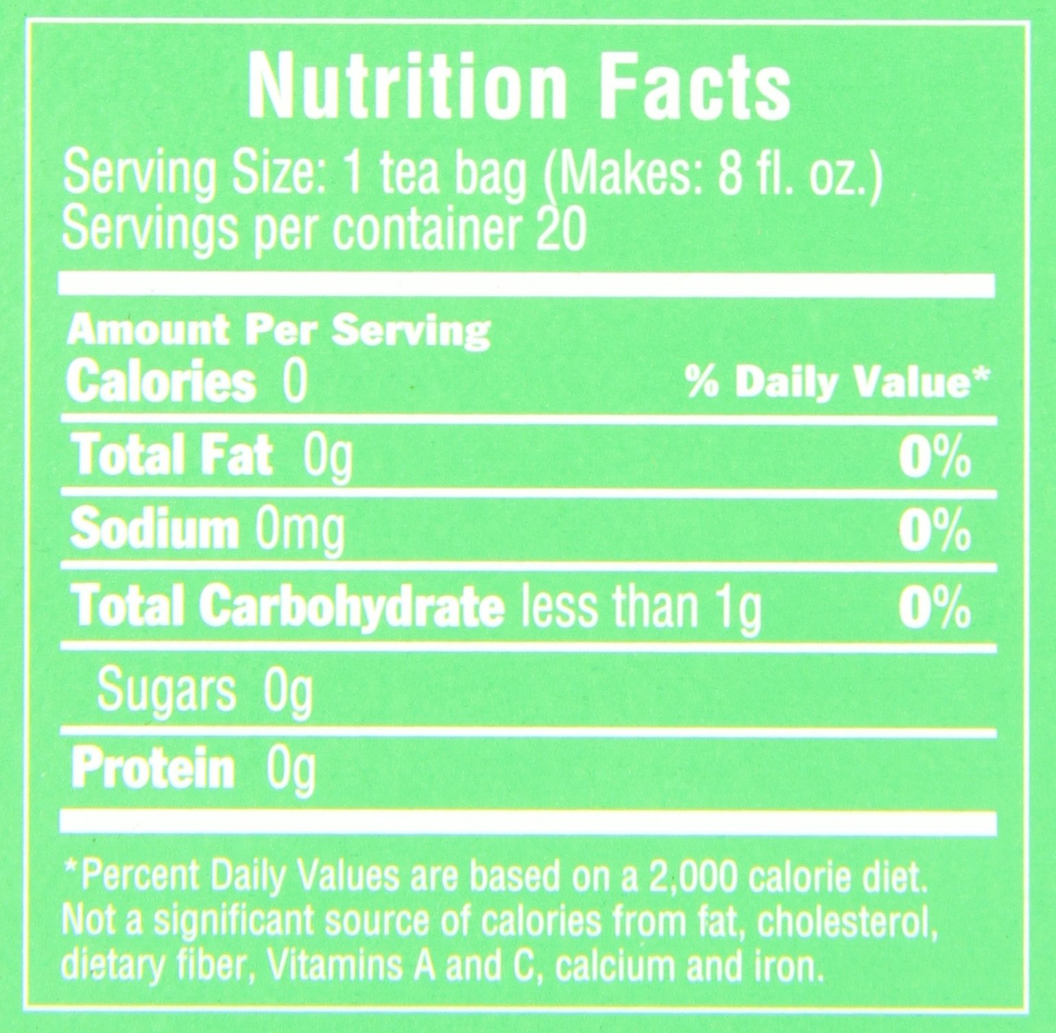 Organic Triple Leaf Green Tea Bags - 20 Count (Pack of 6) | 1.34-Ounce Premium Tea Bags for Detox & Weight Loss | Perfect for Morning Energy & Afternoon Relaxation