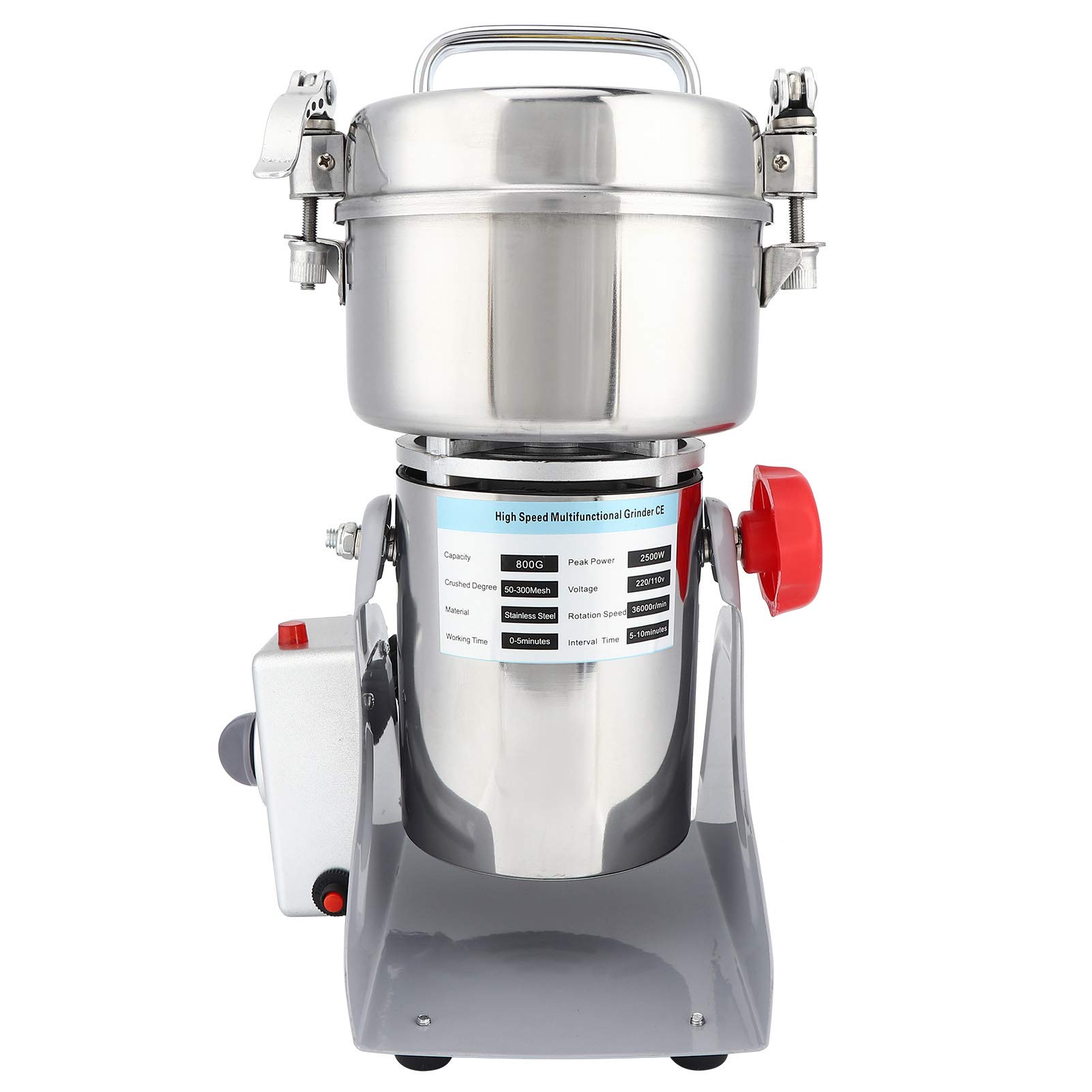 Premium Electric Coffee Grinder - 30-300 Grit Adjustable Stainless Steel Blade, Fast & Quiet for Espresso, French Press, Drip Coffee - Perfect for Home & Kitchen Use (110V US Standard)