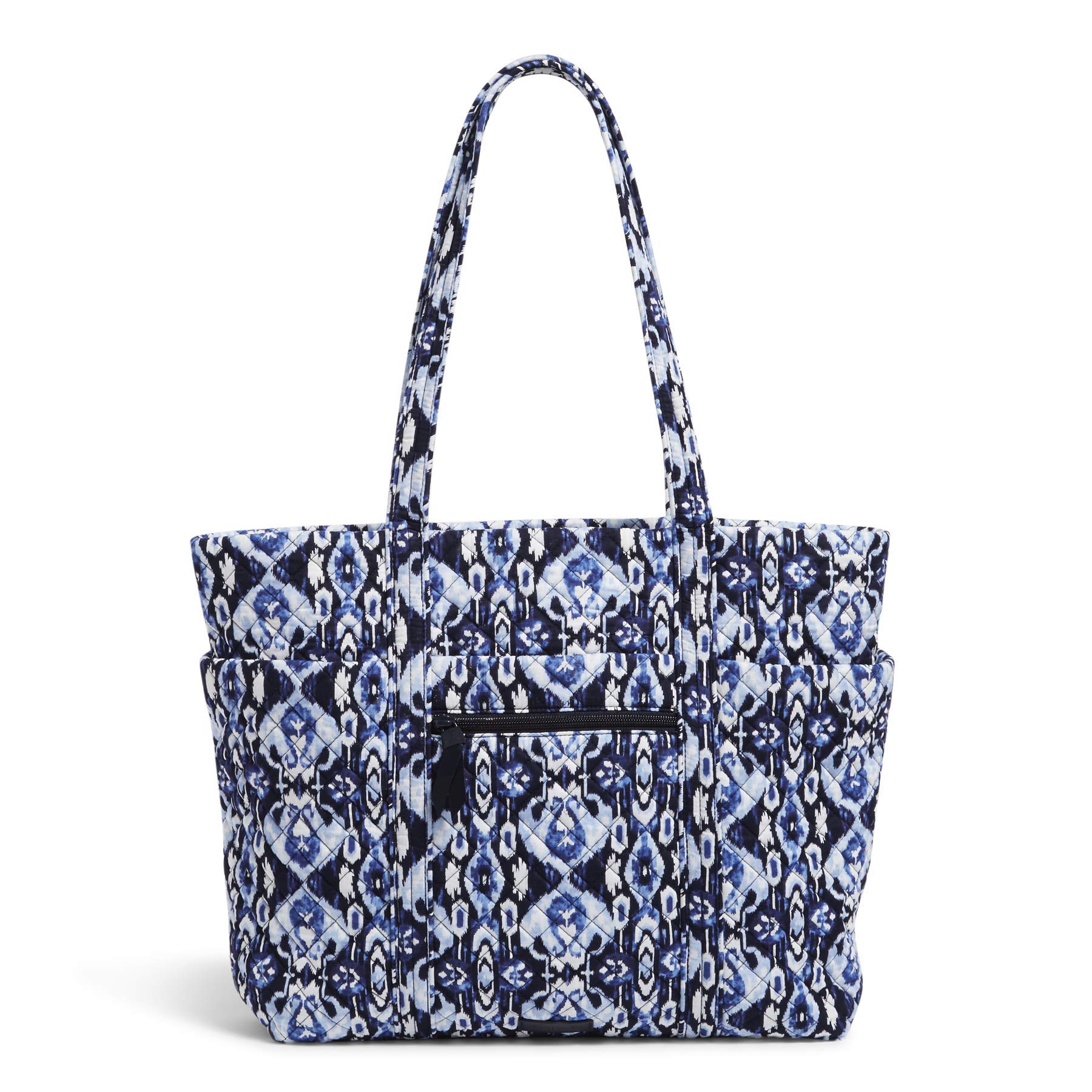 Vera Bradley Cotton Deluxe Vera Tote Bag - Stylish & Durable Women's Handbag for Work, Travel & Shopping | Perfect for Office, Commute & Weekend Outings