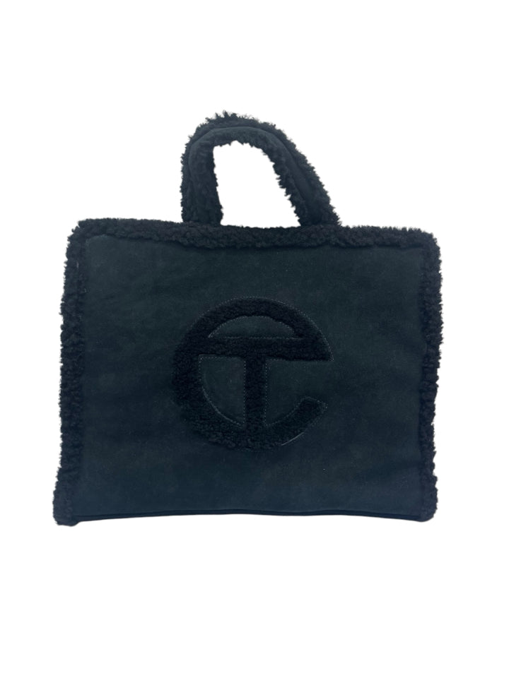Telfar x UGG Medium Shopping Tote Bag - Genuine Leather Crossbody Purse for Women | Perfect for Work, Travel & Everyday Use