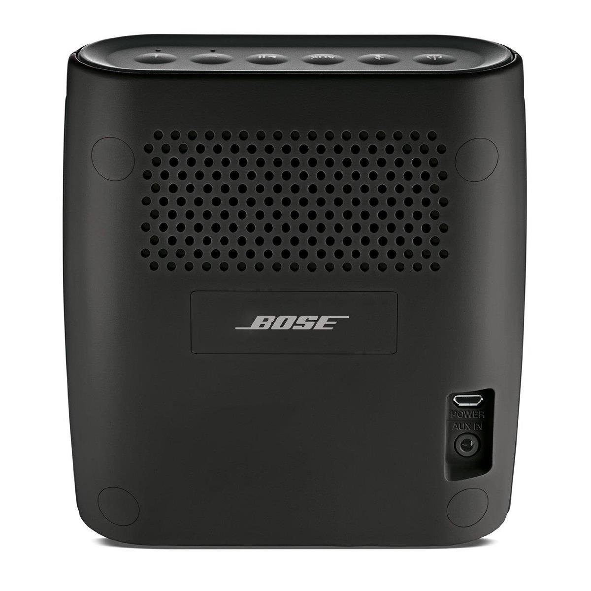 Bose SoundLink Color Bluetooth Speaker - Portable Wireless Speaker with Rich Bass, 8 Hours Playtime, Water Resistant - Perfect for Outdoor, Travel, Beach & Home Use (Black)