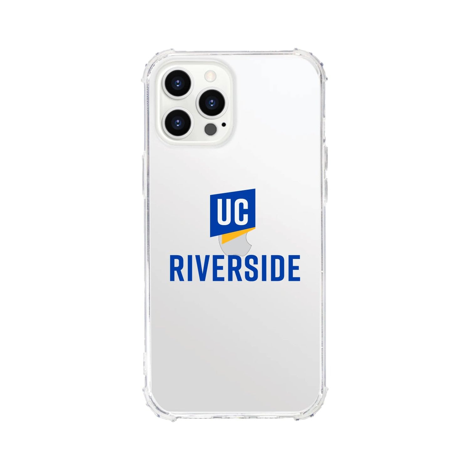 OTM Essentials Shockproof Phone Case for iPhone 13 Pro - Durable Tough Edge Protection | University of California Riverside (UCR) Alumni Gift | Classic White Design - Perfect for Campus Life & Everyday Use