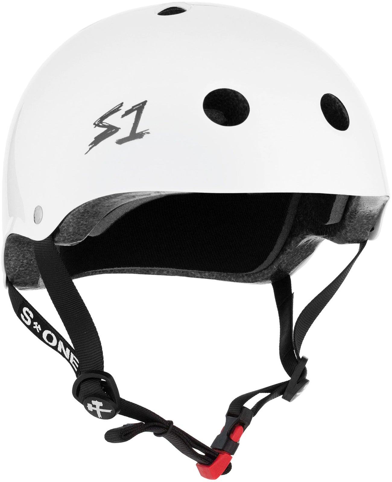 S1 Mini Lifter Helmet - White Gloss Finish - Lightweight Safety Helmet for Construction, Roofing & DIY Projects