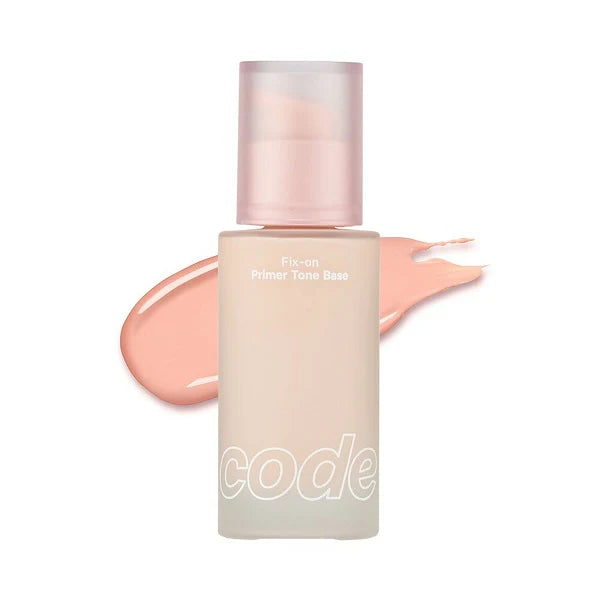 Code Glokolor Fix On Primer Tone Base 30ml - Skin Perfecting Makeup Primer for Flawless Foundation Application | Perfect for Daily Makeup & Special Occasions