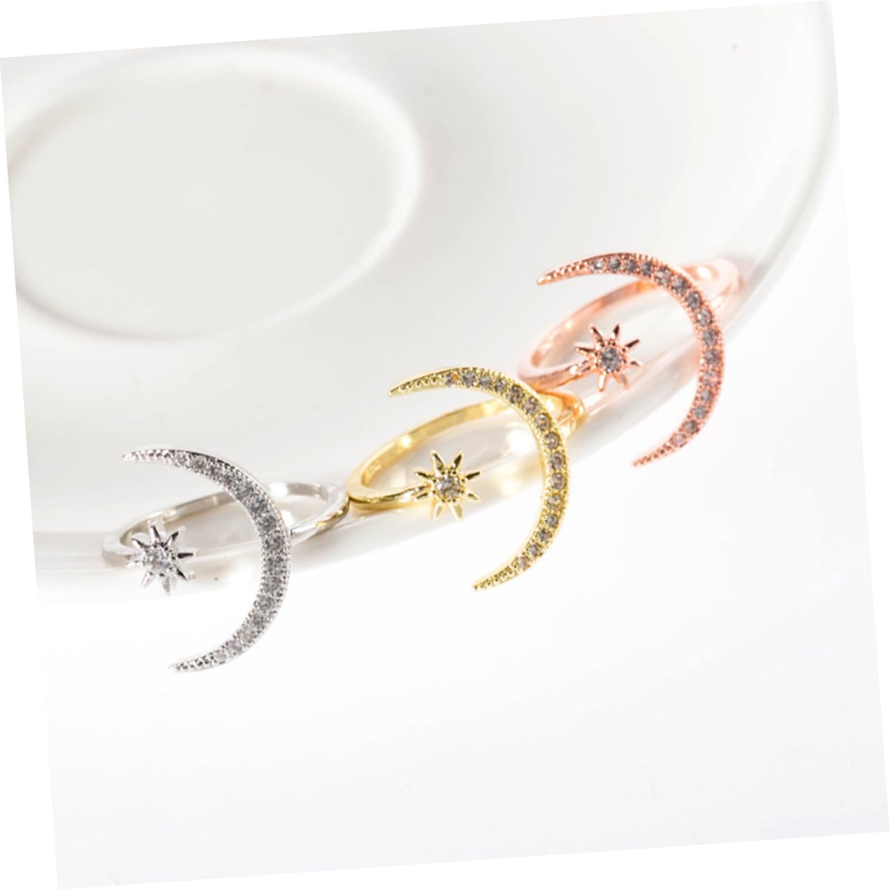 CALLARON Moonstone Open Ring for Women & Teen Girls - Sterling Silver Gemstone Jewelry - Perfect for Everyday Wear, Gifts & Special Occasions