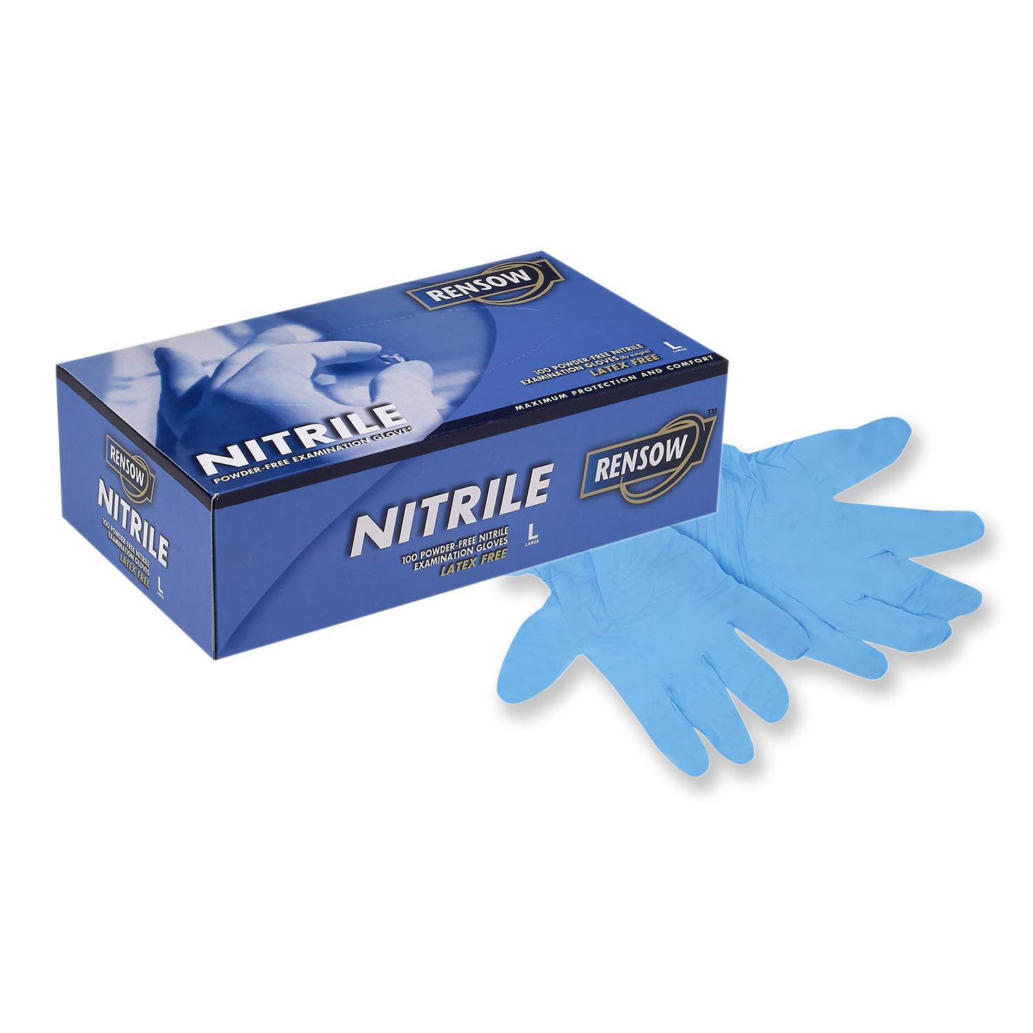 ASA Techmed Disposable Face Mask & Gloves Set - 50-Pack Workplace Safety Kit with 3-Ply Masks & Latex-Free Gloves for Offices, Schools & Public Events - Bulk PPE Supplies for Group Protection