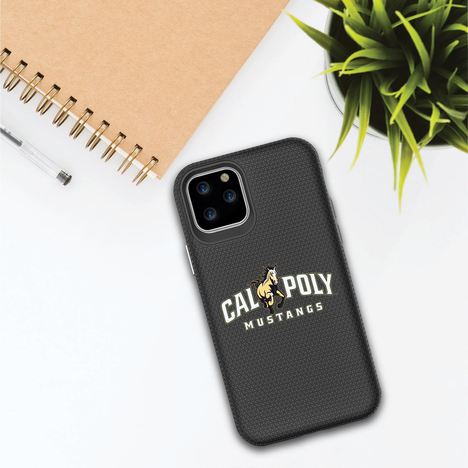 OTM Essentials Durable Phone Case for iPhone 12/12 Pro - Shockproof Hard Shell with California Polytechnic State University Design | Perfect for College Students & Alumni Protection