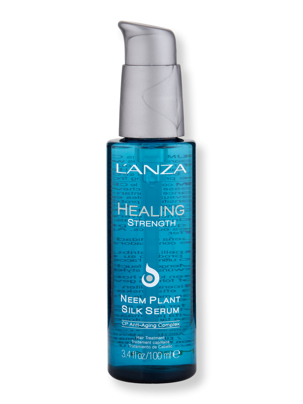 L'anza Healing Strength Neem Plant Silk Serum for Hair Repair - Deep Conditioning Treatment for Dry, Damaged Hair - Perfect for Salon Quality Results at Home