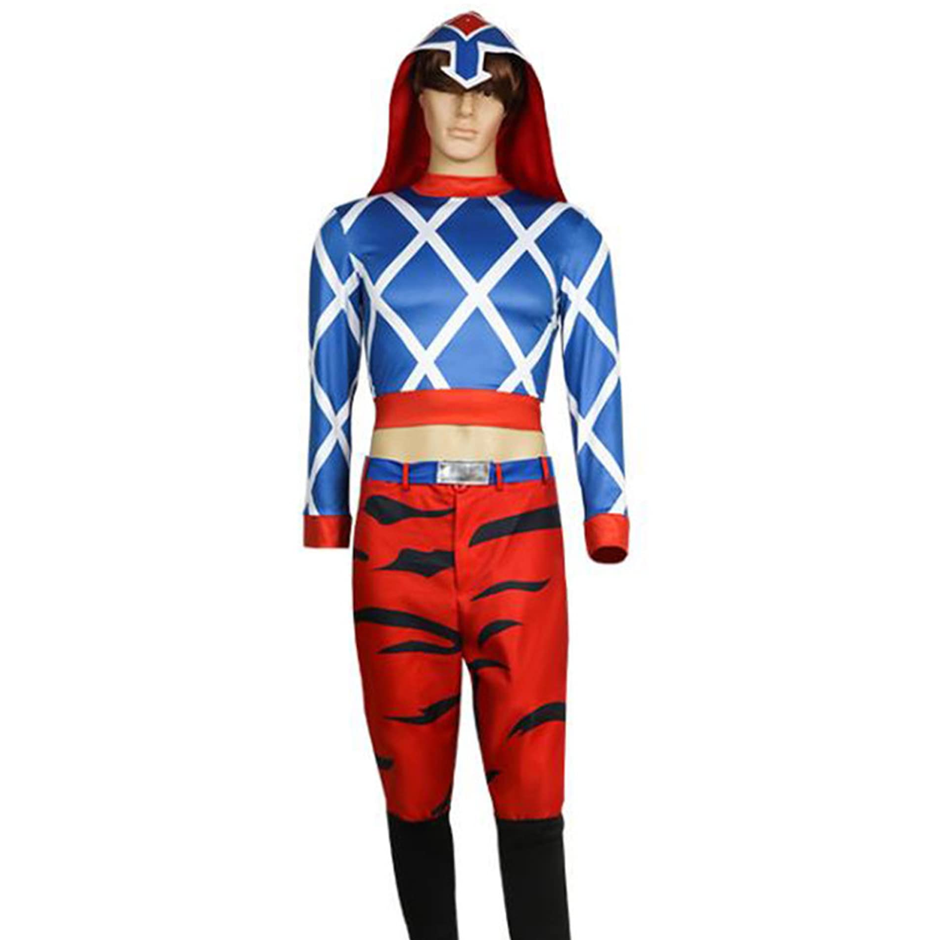 Guido Mista Anime Cosplay Costume - JoJo's Bizarre Adventure Uniform for Halloween Party & Comic Con (Size L) | Perfect for Cosplay Events, Halloween Costumes, and Anime Conventions