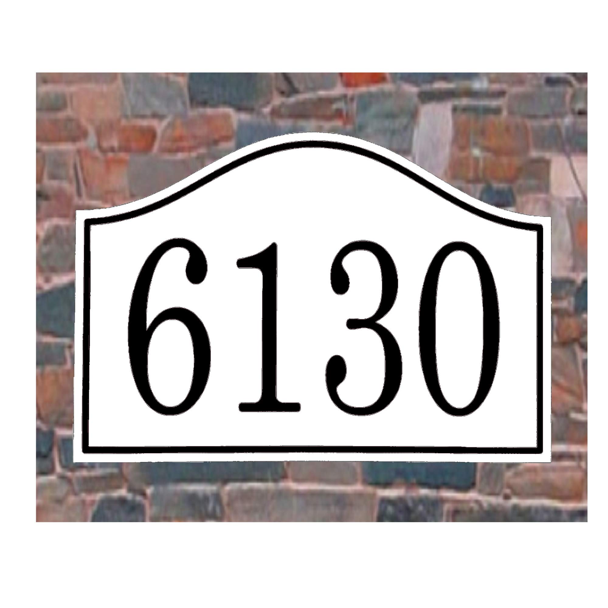 Custom Carved House Numbers - Durable Address Plaque Sign for Home (11.5